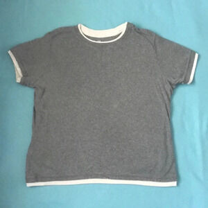 𝅺SJB Active T-shirt layered look  100% cotton size XL